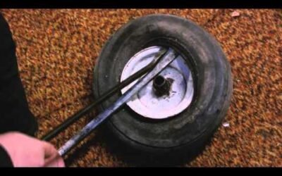 How to Remove and Install a Lawn Mower Tire Using Hand Tools