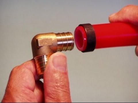 PEX crimp ring removal tutorial video How to remove PEX copper crimp rings without damaging fittings - Handyman Problem Fixer video