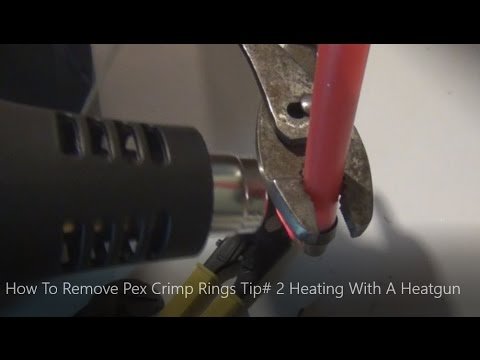 Removing PEX Crimp Rings With Heat: Risks, Tools, and Alternatives